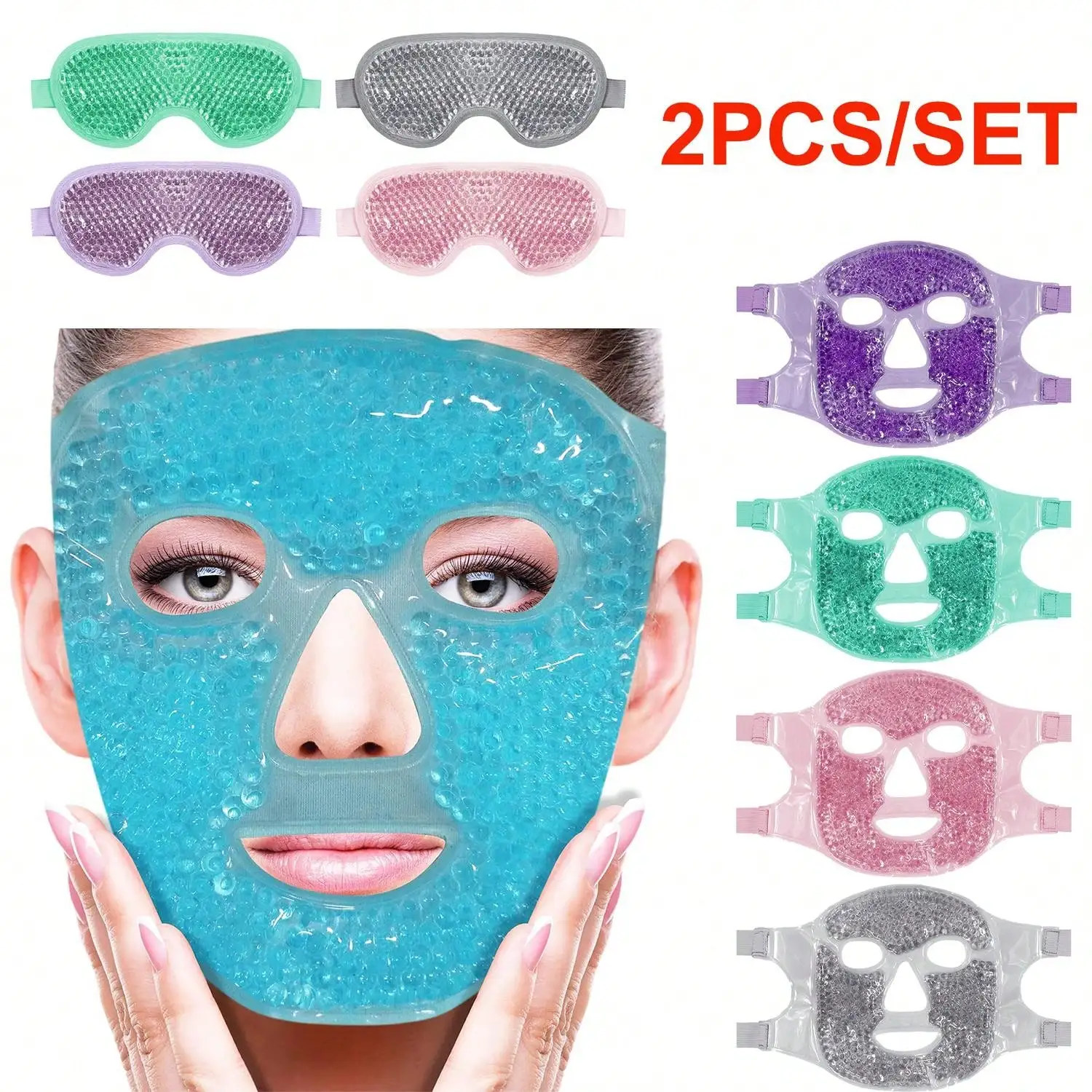 Luxury Skincare Gift Set - Gel Cooling Ice Face Eye Mask