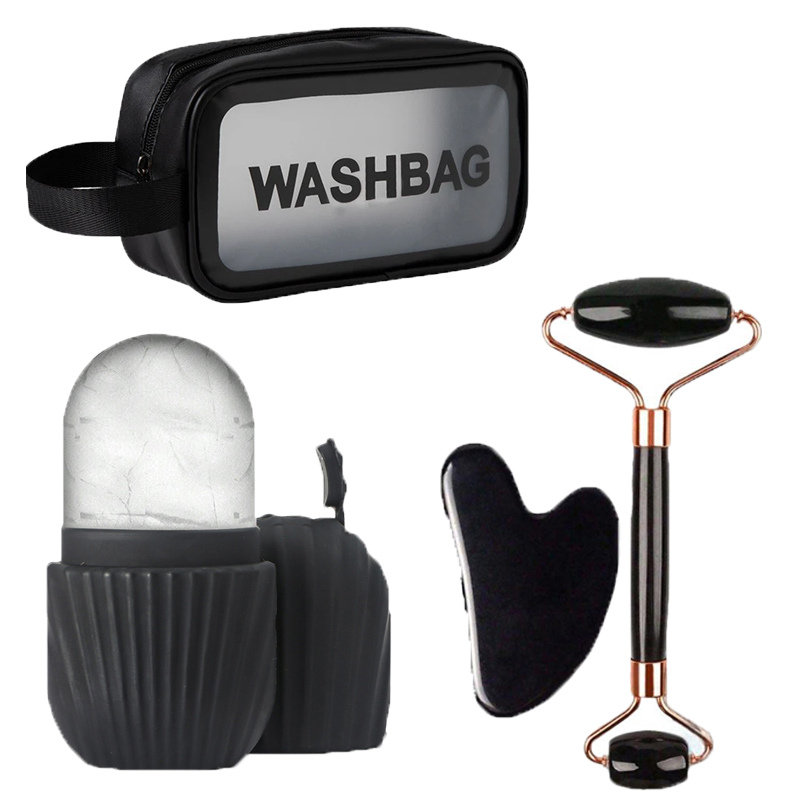 Luxury Skincare Gift Set - 4-piece facial massage tool set, including