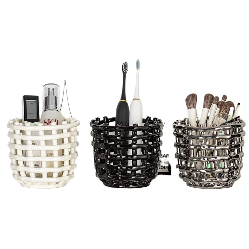 High Luxury Skincare - Light luxury high-value ceramic storage cylinder,