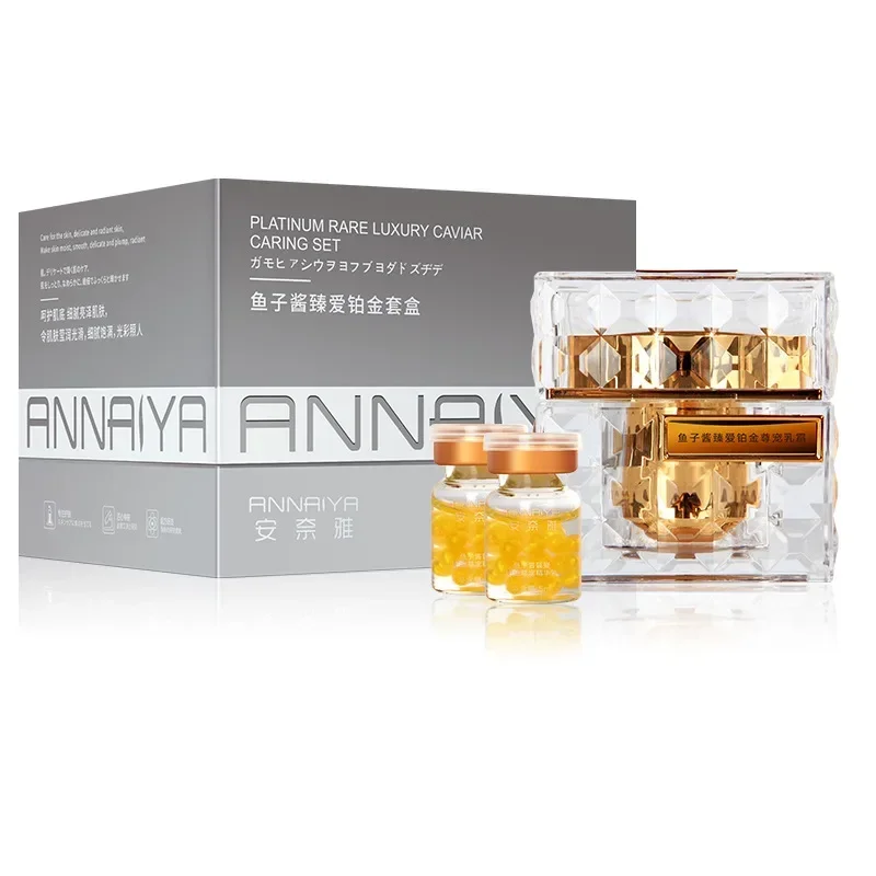 Luxury Skincare Whitening Cream - Platinum Rare Luxury Caviar Caring Set