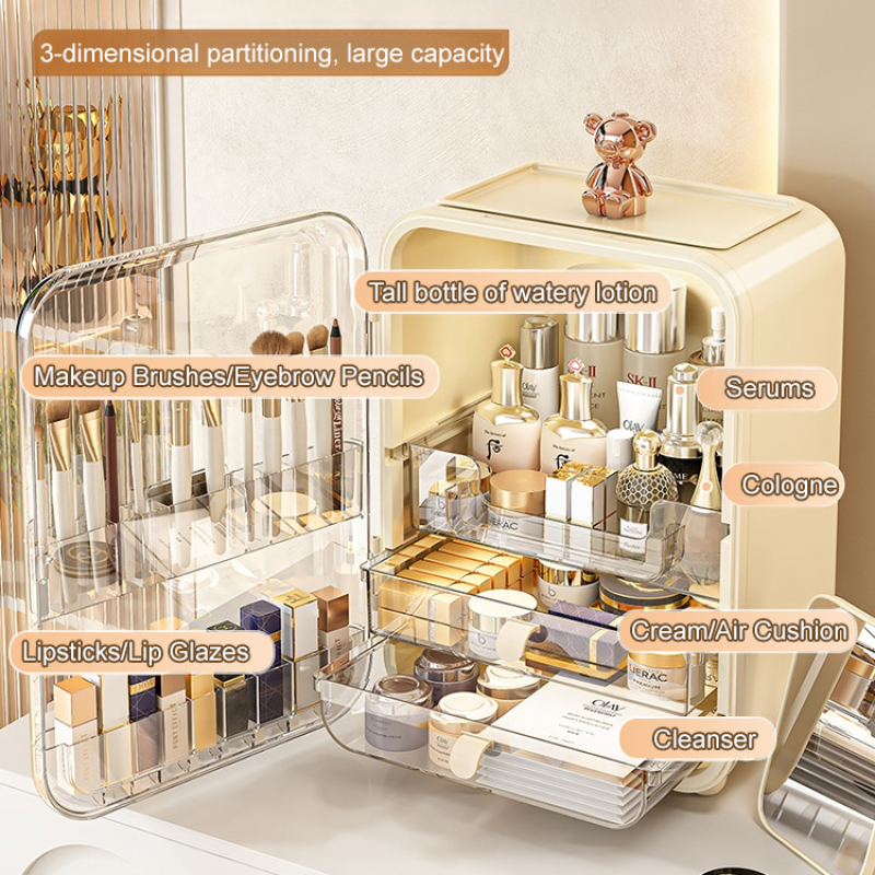 Cosmetic organizer large capac - High Luxury Skincare recension och pris
