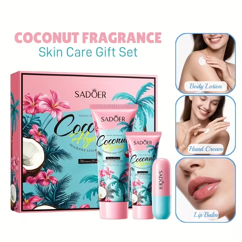 Coconut Hydrating Luxury Gift  - Luxury Skincare Gift Set recension och pris