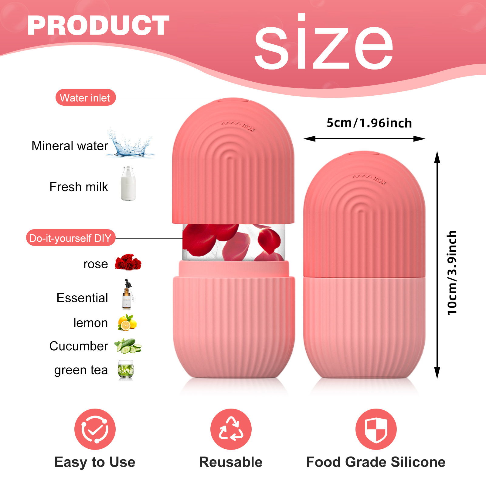 1pc silicone face ice cube mol - Luxury Skincare Gift Set recension och pris