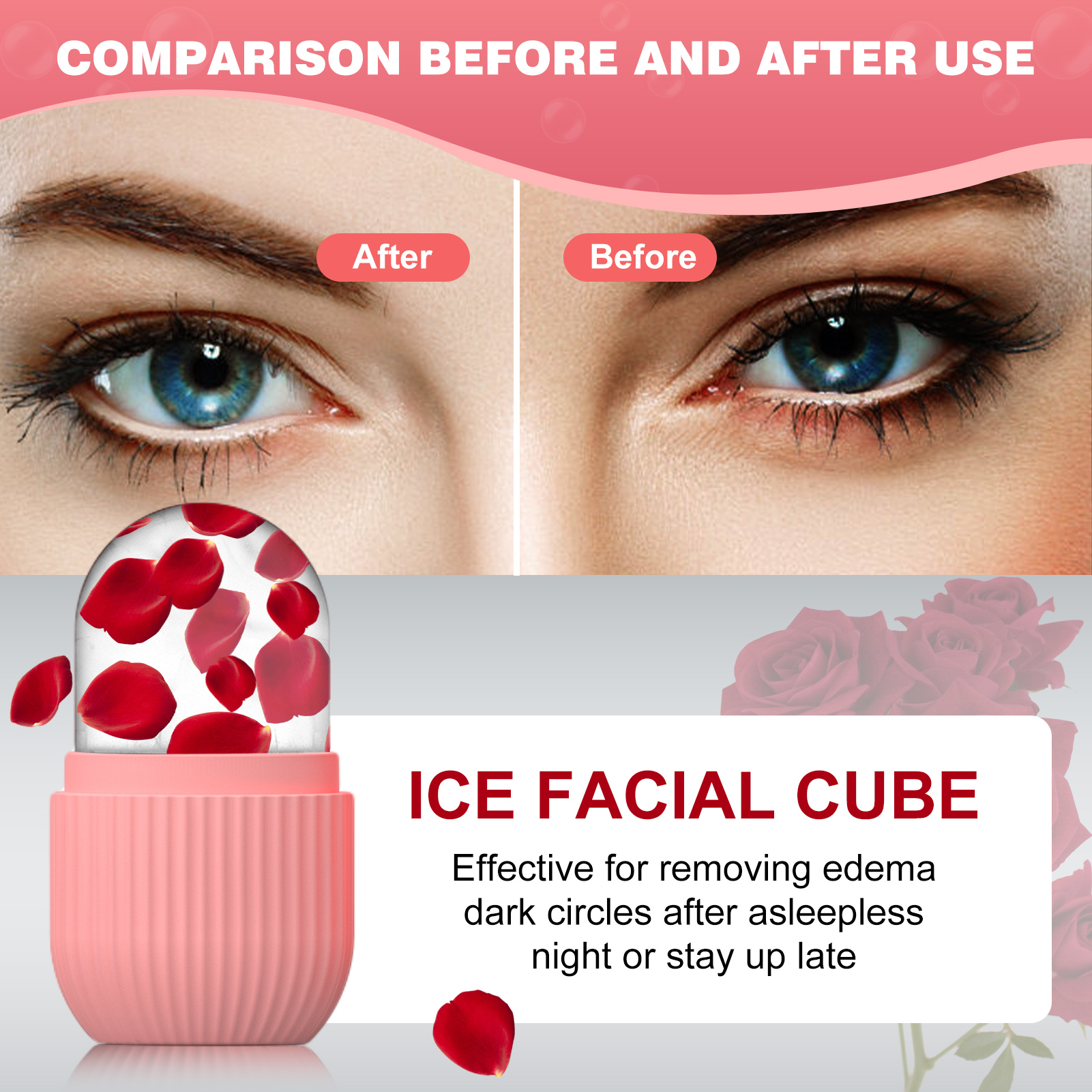 1pc silicone face ice cube mol - Luxury Skincare Gift Set recension och pris