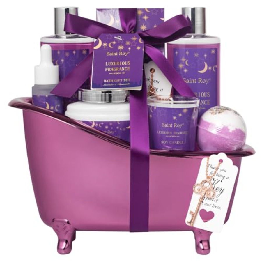 Bath Basket Spa Kit Spa Gifts  - Luxury Skincare Gift Set recension och pris