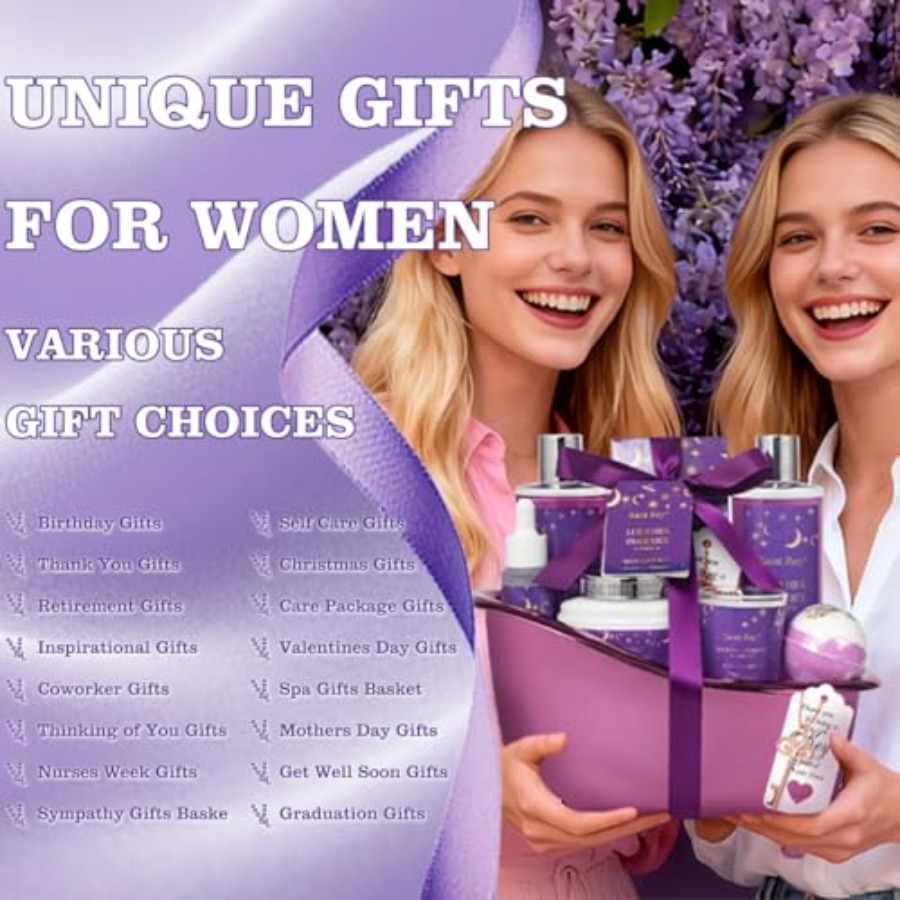 Bath Basket Spa Kit Spa Gifts  - Luxury Skincare Gift Set recension och pris