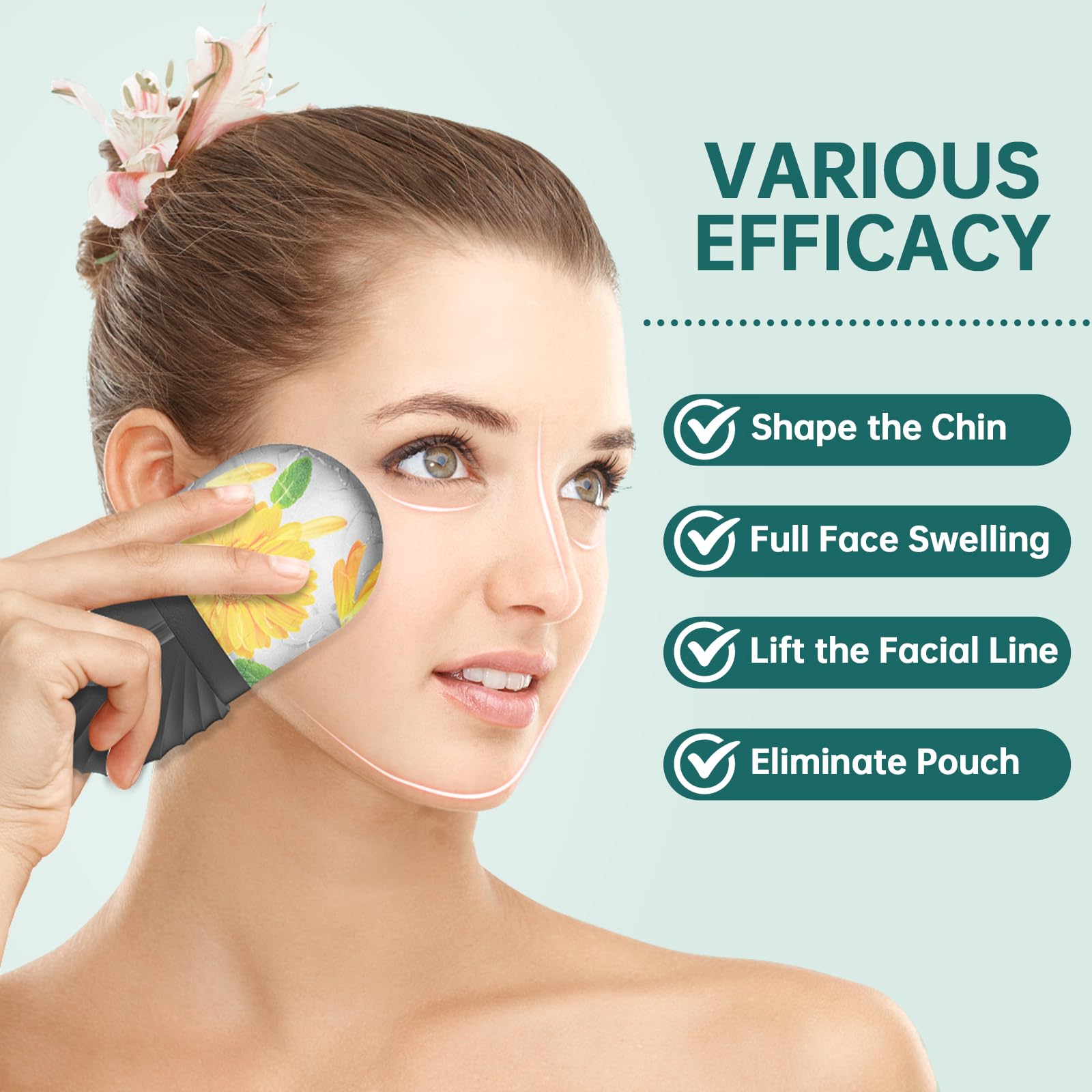 1/2/3pcs Ice Face Roller Facia - Luxury Skincare Gift Set recension och pris