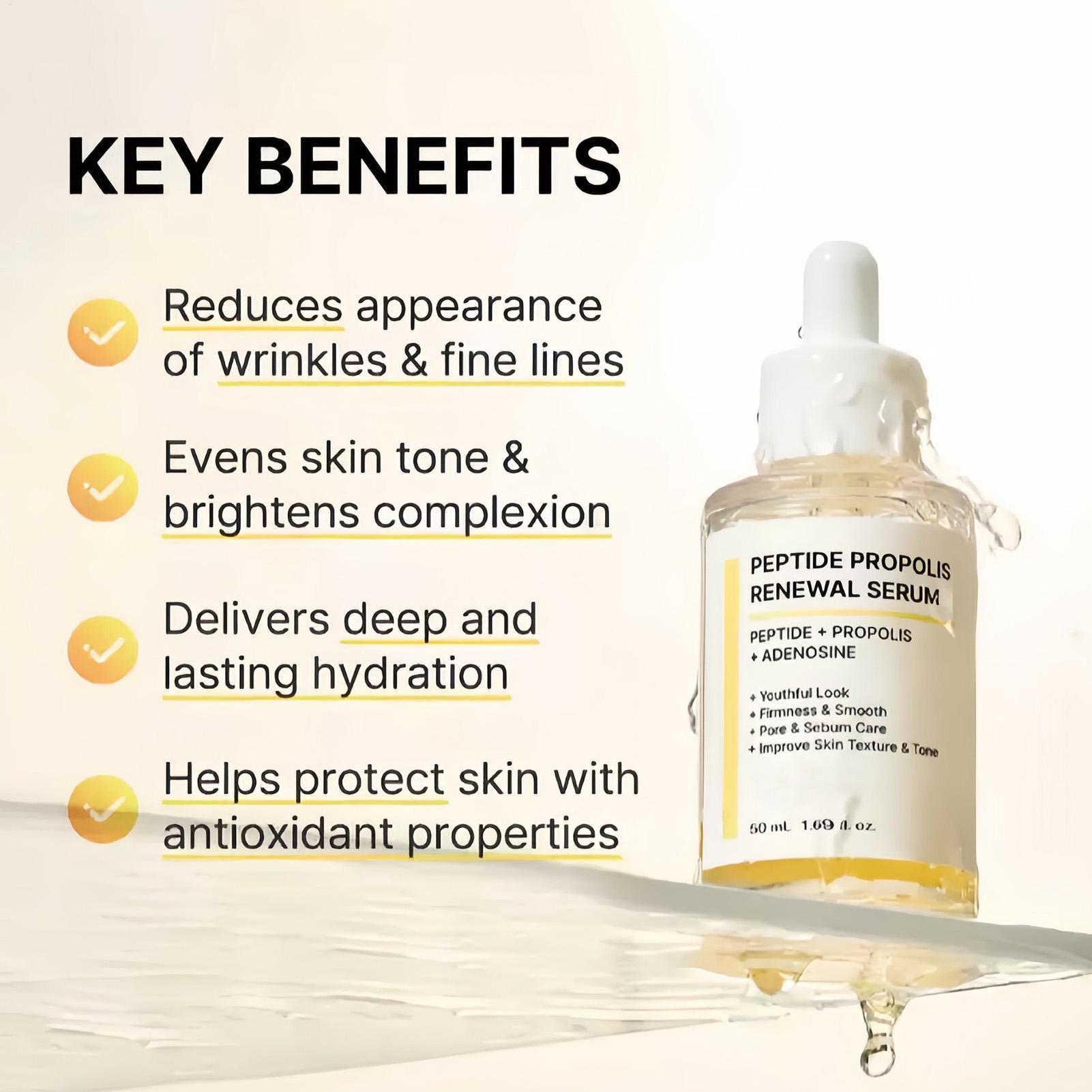 Moisturizing peptide dropolis  - Peptide Complex Serum recension och pris