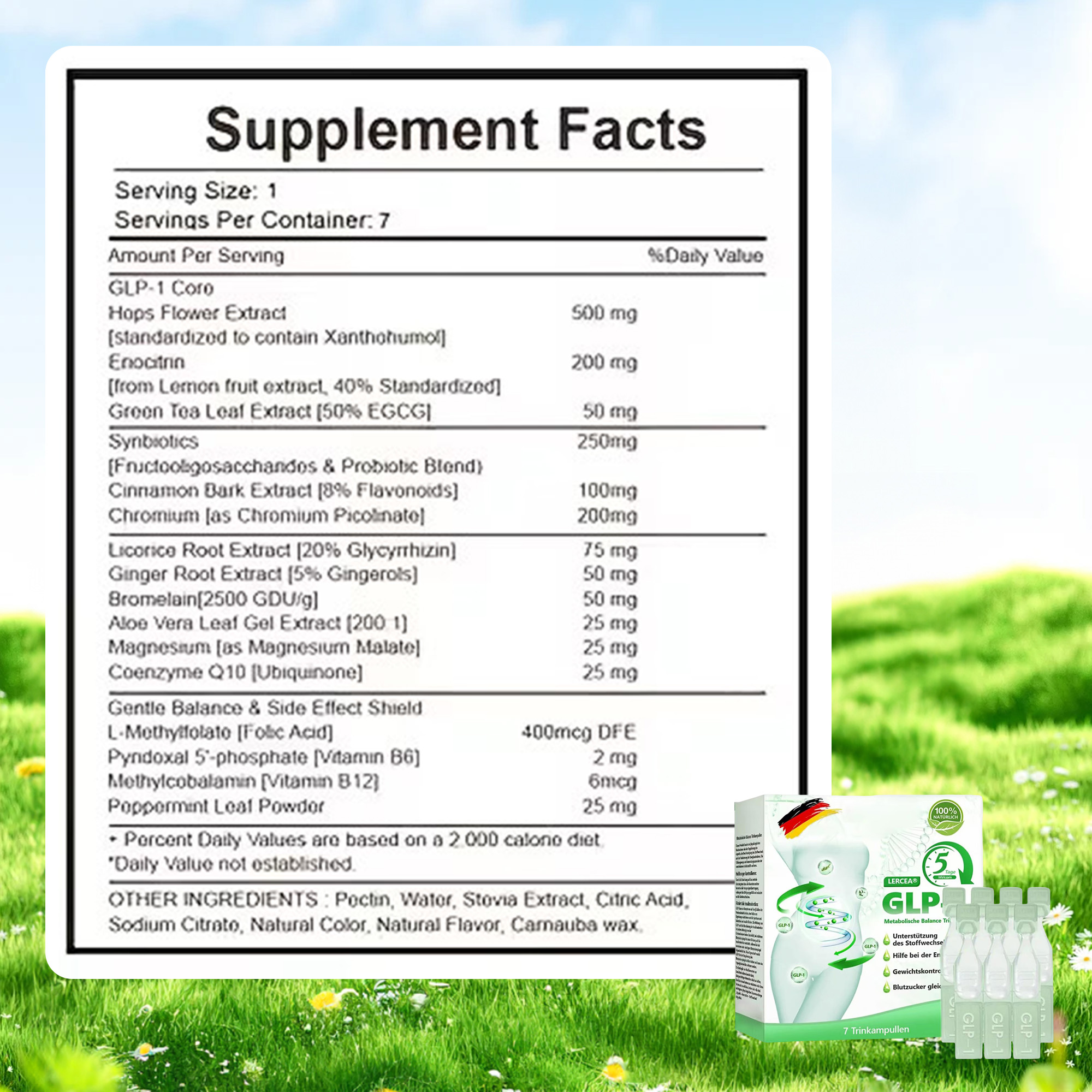 GLP1 Orals Liquid GLP 1 Peptid - Peptide Complex Serum recension och pris