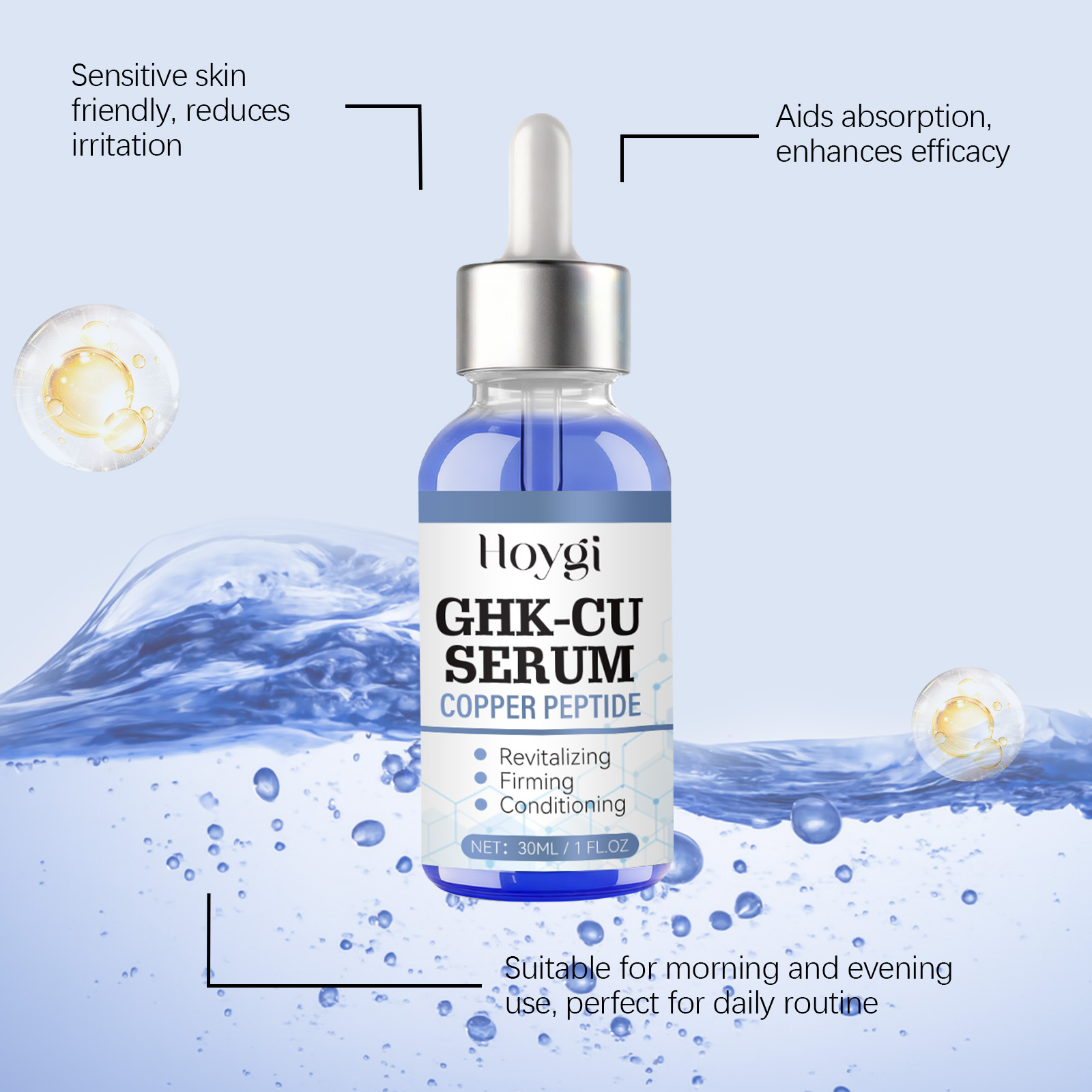 30ml Copper Peptide Serum GHK- - Peptide Complex Serum recension och pris