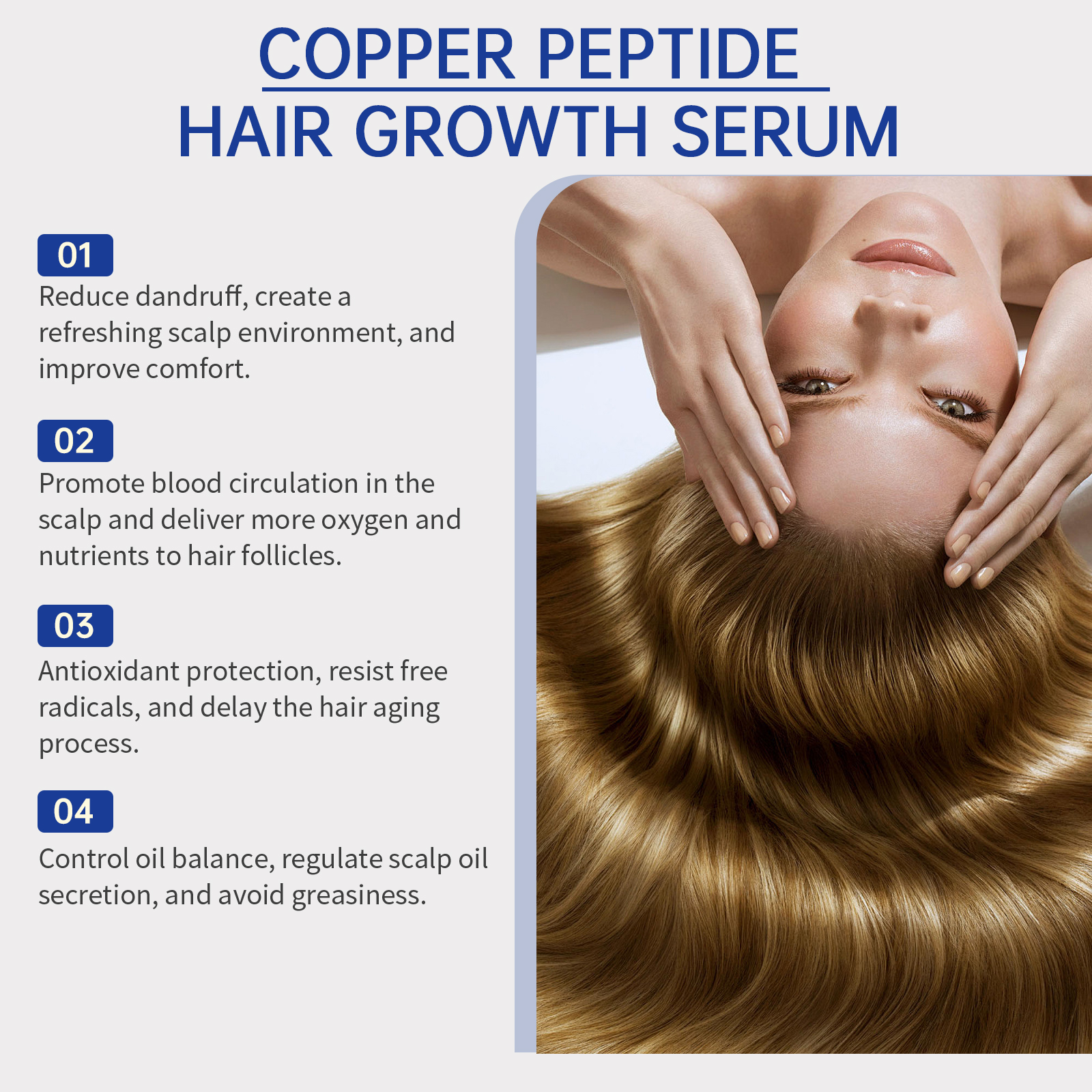 EELHOE 30ml Copper Peptide Hai - Peptide Complex Serum recension och pris